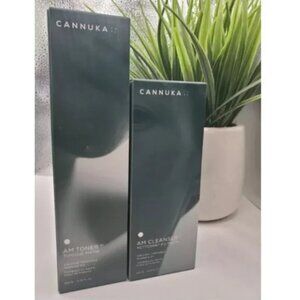 Cannuka Luxe Manuka Honey MORNING SET- 4oz AM Cleanser & 4oz AM Toner MSRP $96